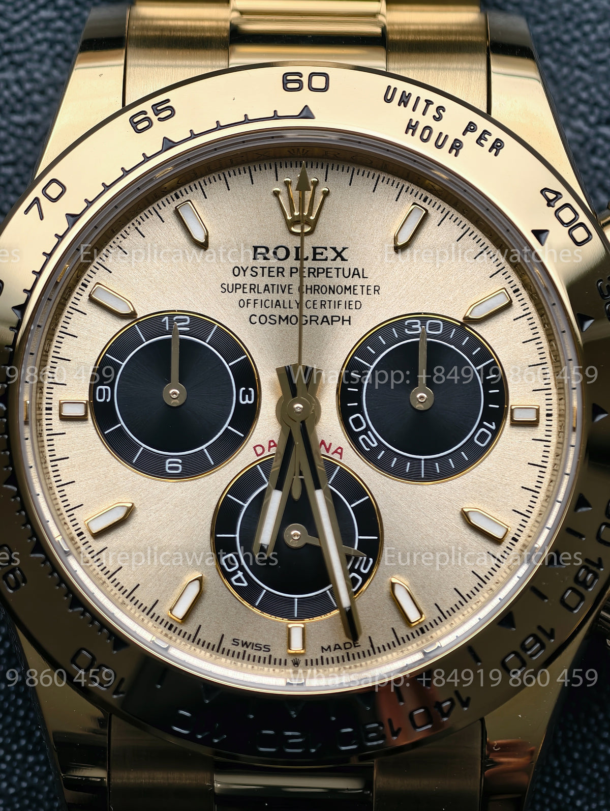 BDS Factory Rolex Pikachu Daytona 126508 Yellow Gold Champagne Dial Full Weight Edition