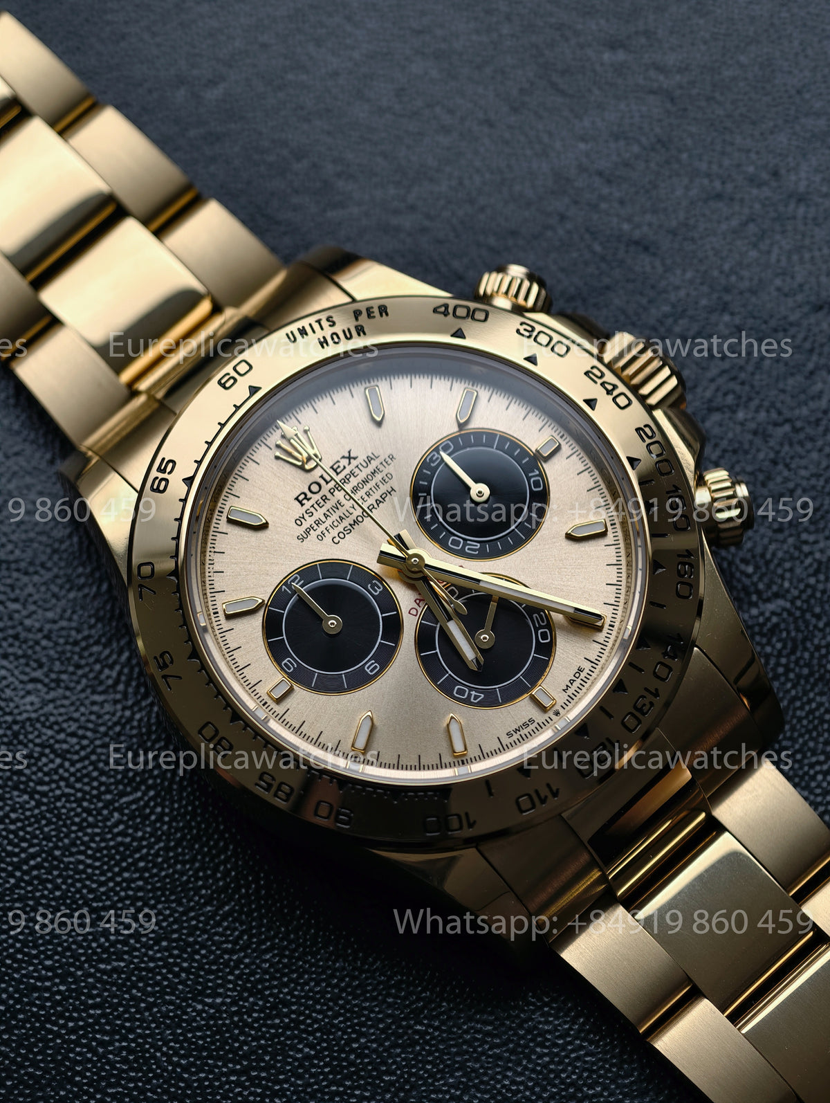 BDS Factory Rolex Pikachu Daytona 126508 Yellow Gold Champagne Dial Full Weight Edition