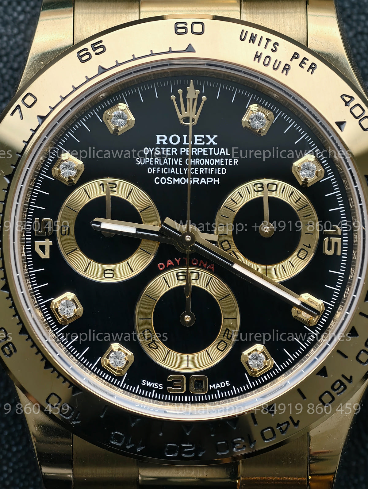 BDS Factory Rolex Cosmograph Daytona 40 M116508-0016 Yellow Gold – Full-Weight Edition