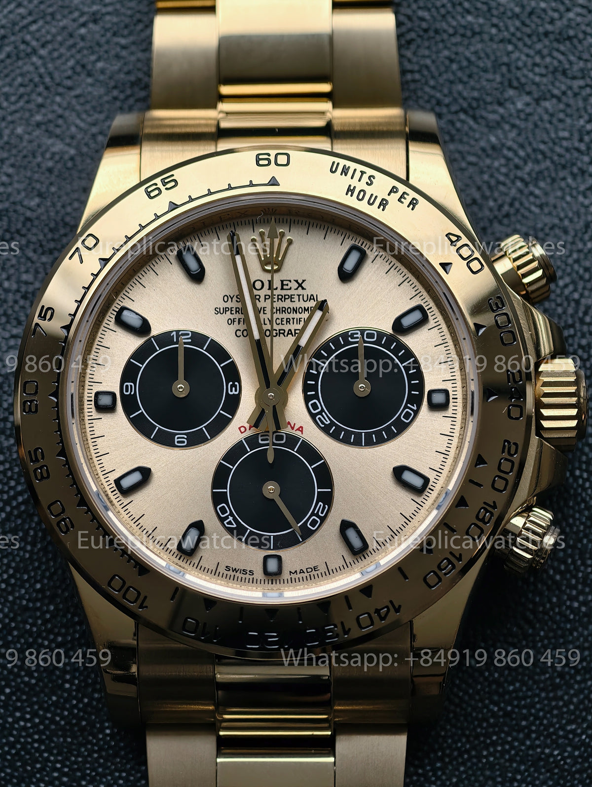 BDS Factory Rolex Cosmograph Daytona 116508 “Pikachu” Champagne Dial – Full-Weight Edition