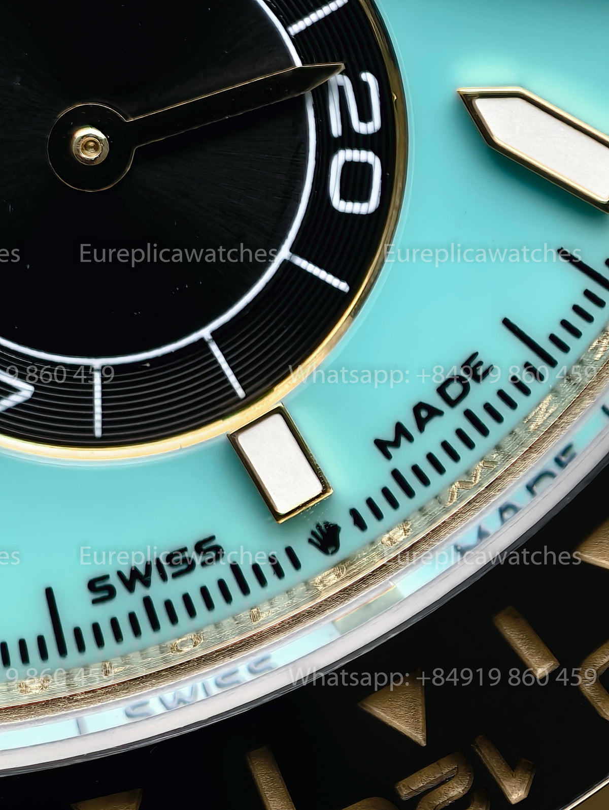 BDS Factory Rolex Cosmograph Daytona 40 126518LN-0014 Turquoise Dial Yellow Gold – Full-Weight Edition