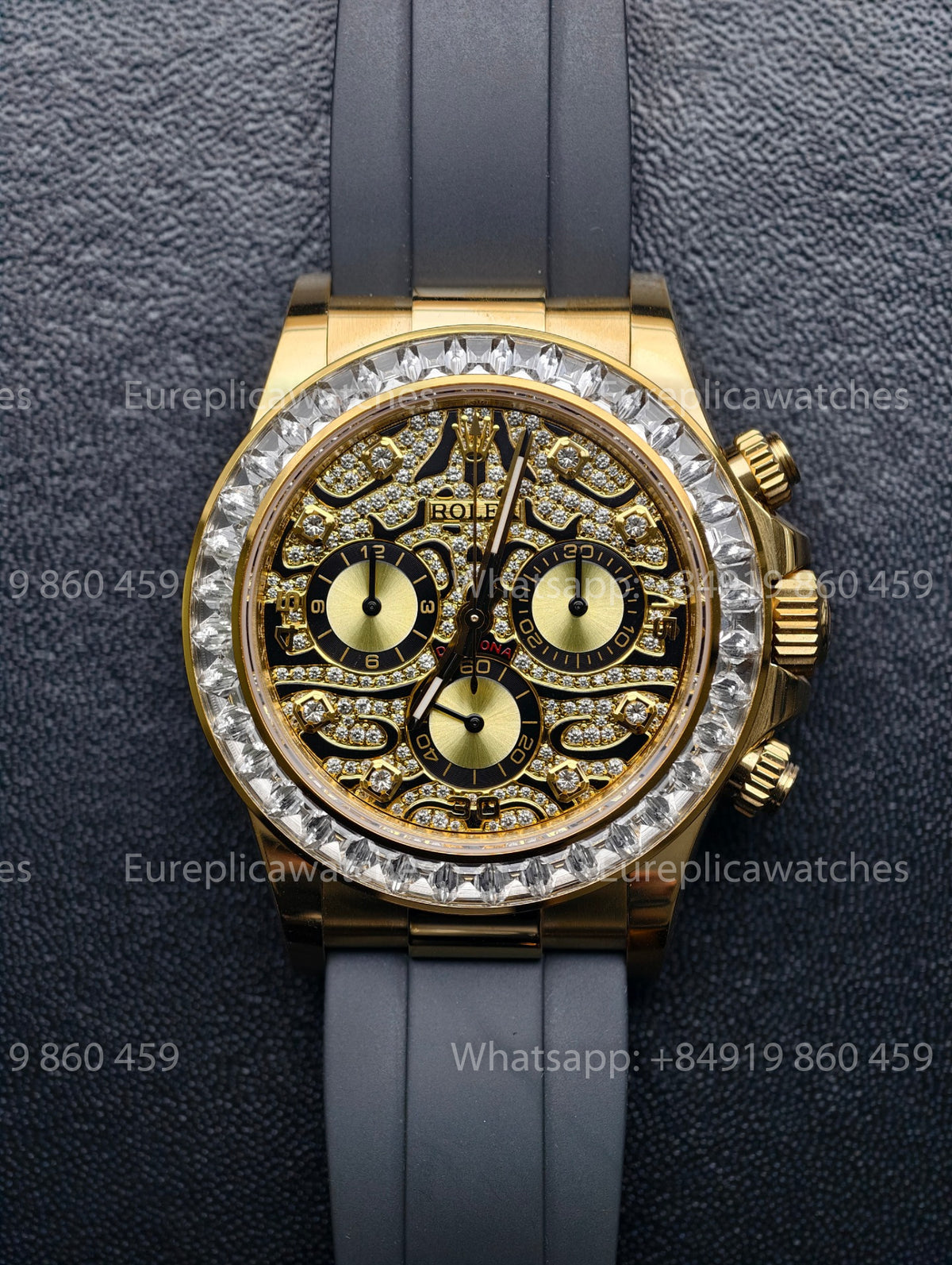 BDS Factory Rolex Cosmograph Daytona 116588TBR “Eye of the Tiger” 18K Yellow Gold – Full-Weight Edition