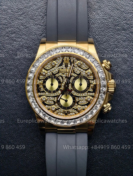 BDS Factory Rolex Cosmograph Daytona 116588TBR „Eye of the Tiger“ 18K Gelbgold – Full-Weight Edition