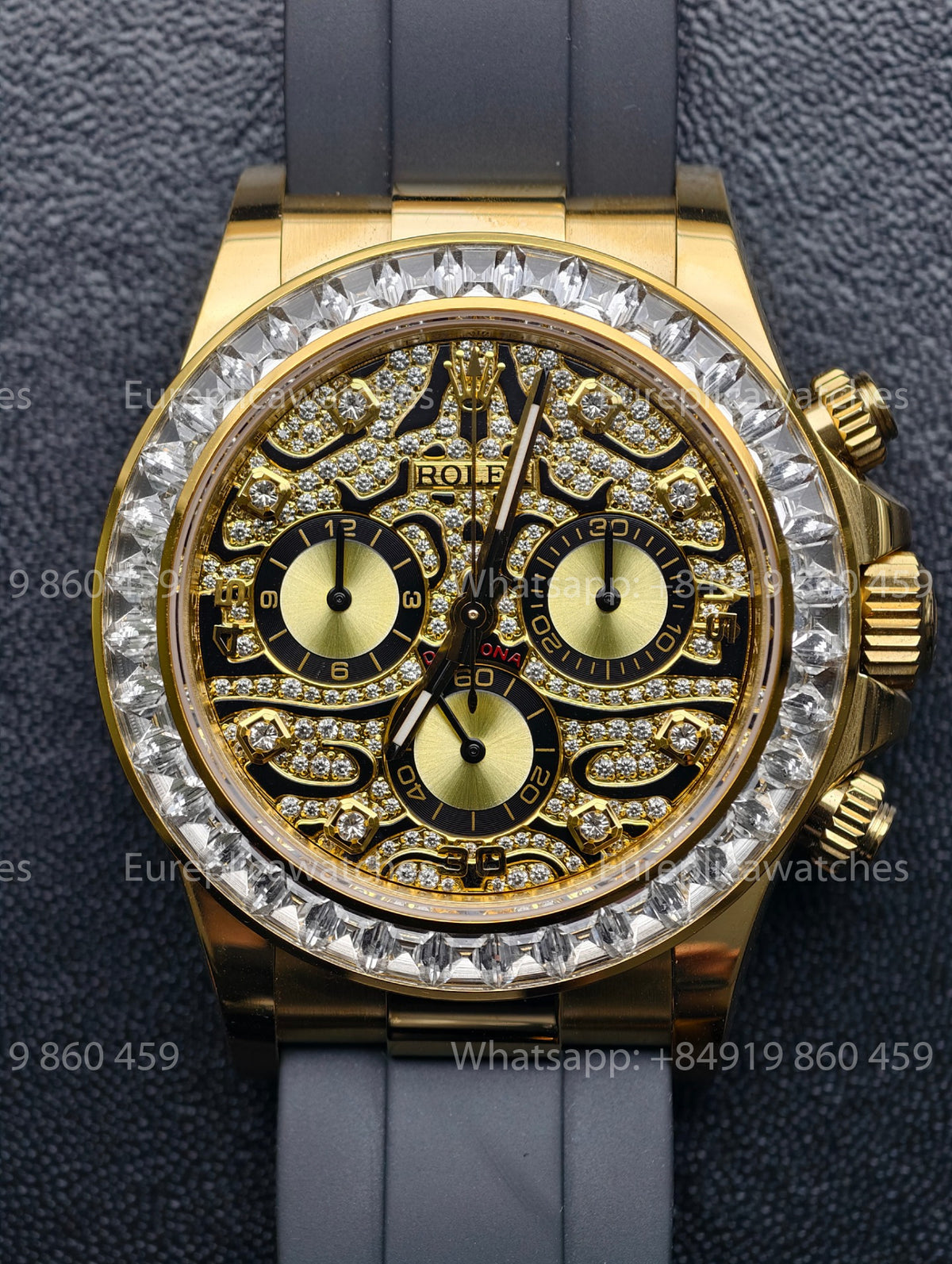 BDS Factory Rolex Cosmograph Daytona 116588TBR “Eye of the Tiger” 18K Yellow Gold – Full-Weight Edition