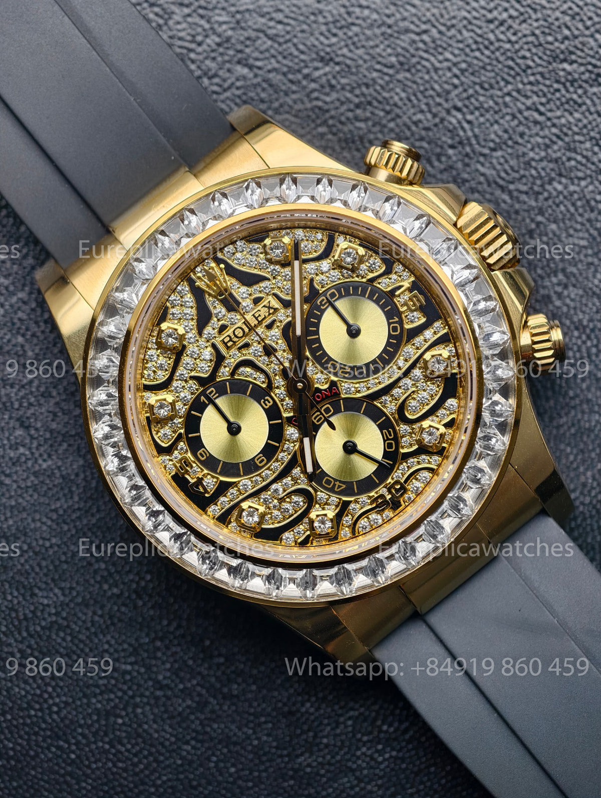 BDS Factory Rolex Cosmograph Daytona 116588TBR “Eye of the Tiger” 18K Yellow Gold – Full-Weight Edition
