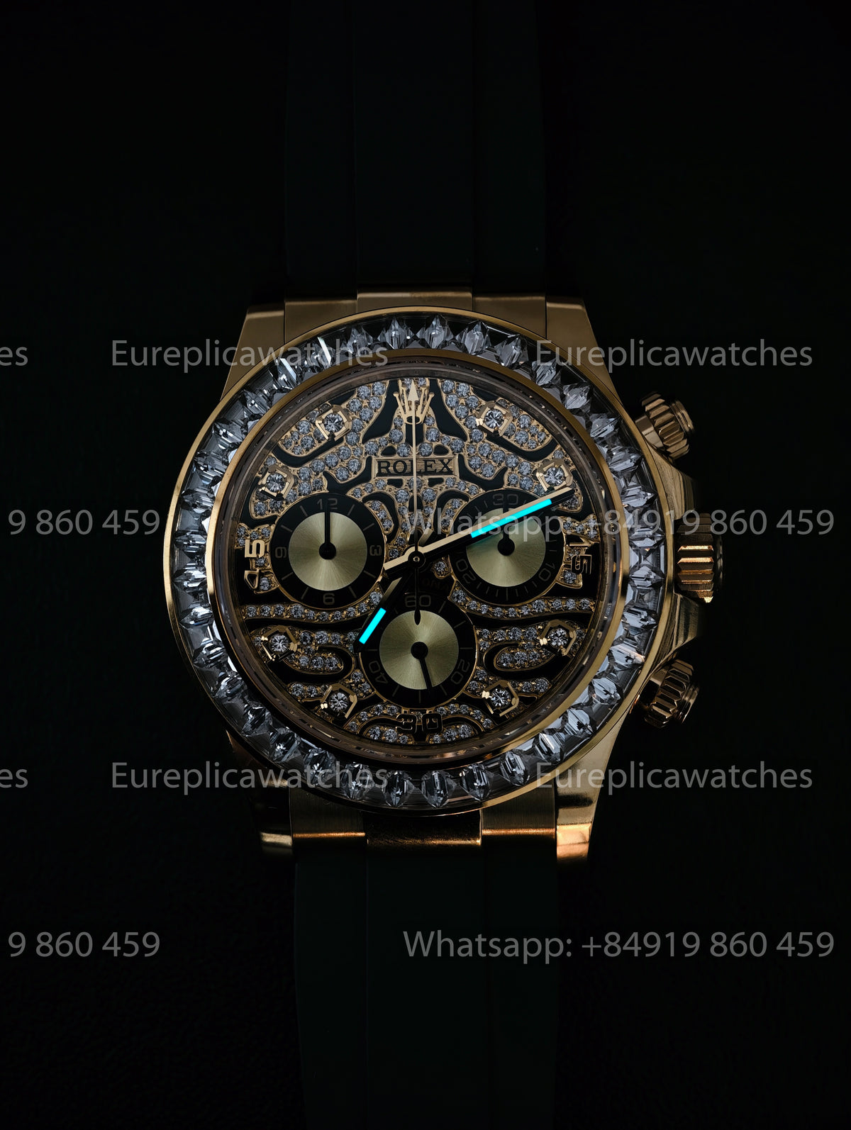 BDS Factory Rolex Cosmograph Daytona 116588TBR “Eye of the Tiger” 18K Yellow Gold – Full-Weight Edition