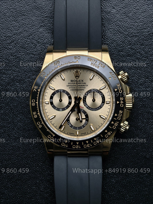 BDS Factory NEW 2026 Rolex Cosmograph Daytona 40mm 126518LN Yellow Gold Champagne Dial
