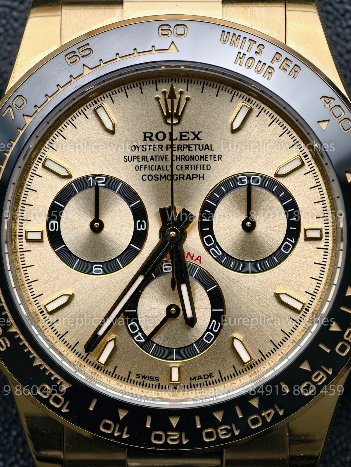 BDS Factory NEW 2026 Rolex Cosmograph Daytona 40mm 126518LN Yellow Gold Champagne Dial