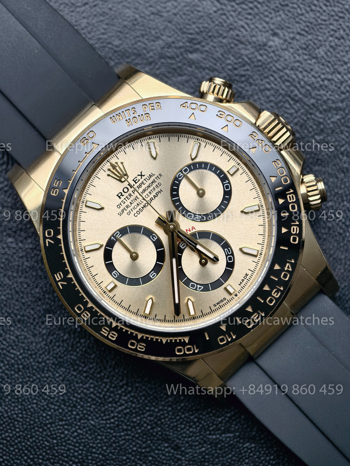 BDS Factory NEW 2026 Rolex Cosmograph Daytona 40mm 126518LN Yellow Gold Champagne Dial