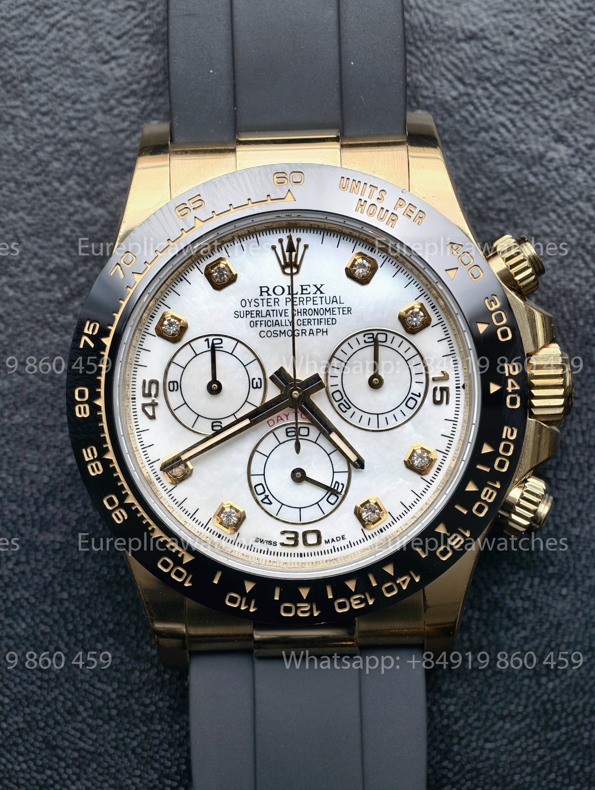BDS Factory Rolex Cosmograph Daytona 116518LN Mother of Pearl Dial Yellow Gold – Full-Weight Edition
