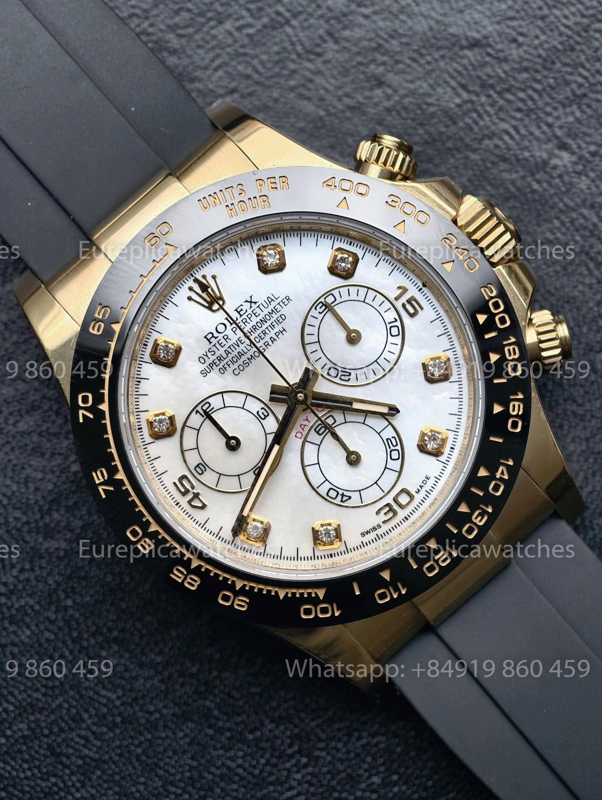 BDS Factory Rolex Cosmograph Daytona 116518LN Mother of Pearl Dial Yellow Gold – Full-Weight Edition
