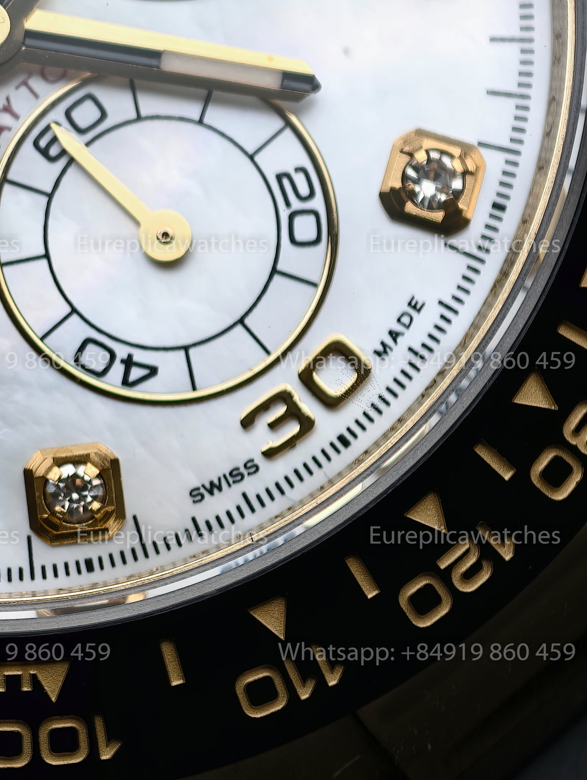 BDS Factory Rolex Cosmograph Daytona 116518LN Mother of Pearl Dial Yellow Gold – Full-Weight Edition