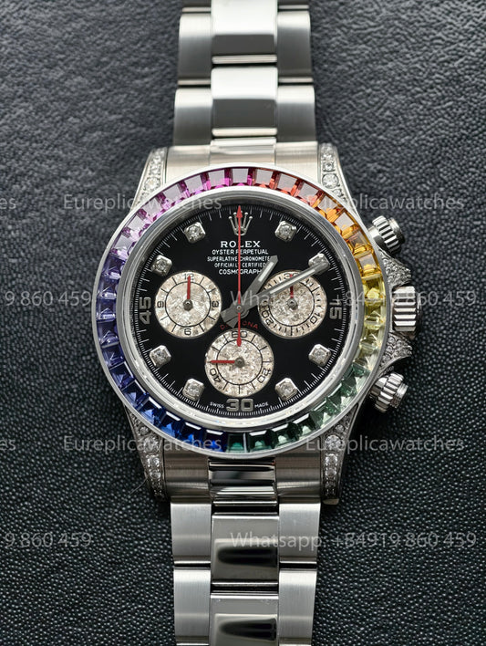 BDS Factory Rolex Cosmograph Daytona Rainbow 116599RBOW White Gold – Full-Weight Edition