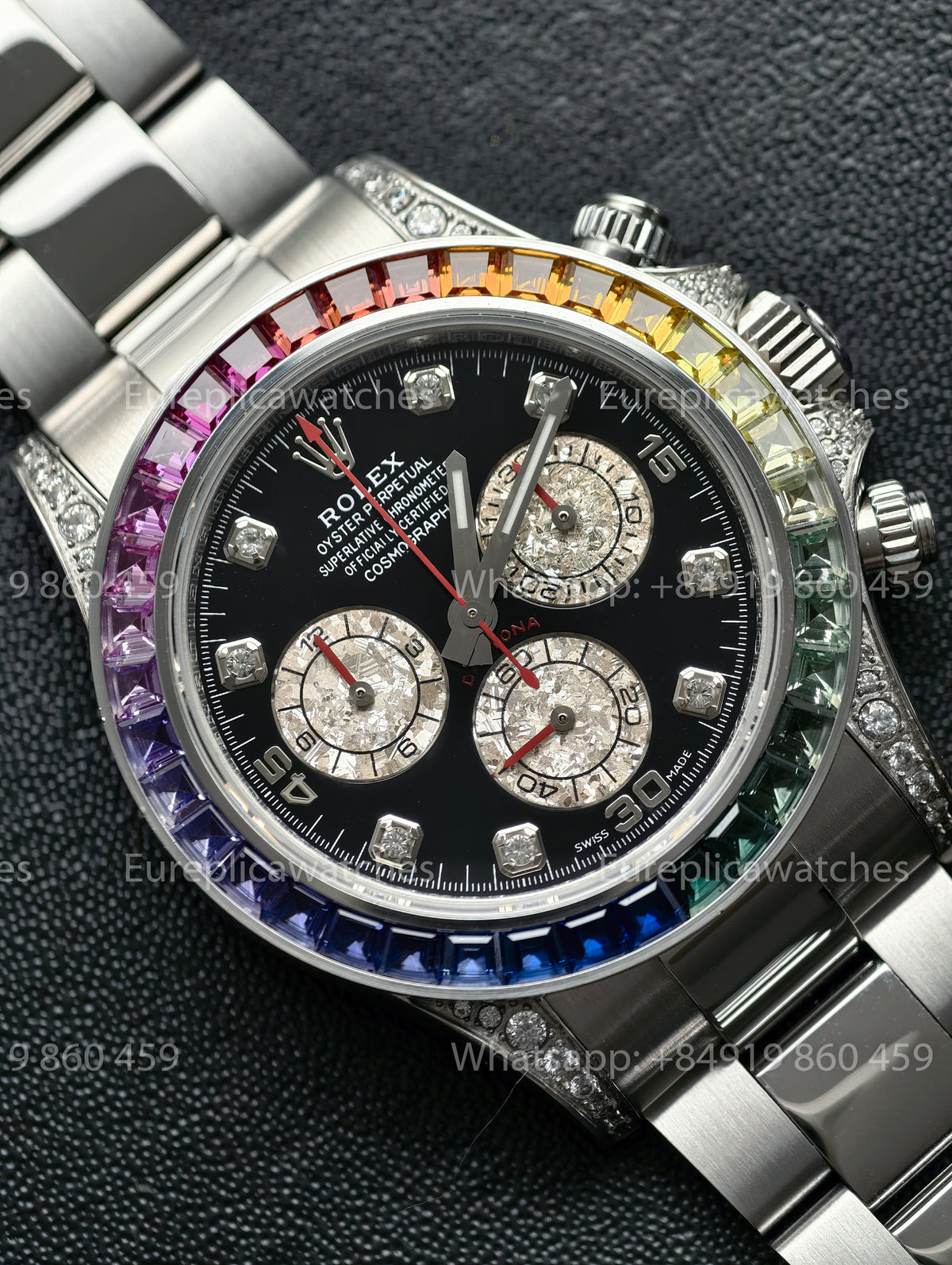 BDS Factory Rolex Cosmograph Daytona Rainbow 116599RBOW White Gold – Full-Weight Edition