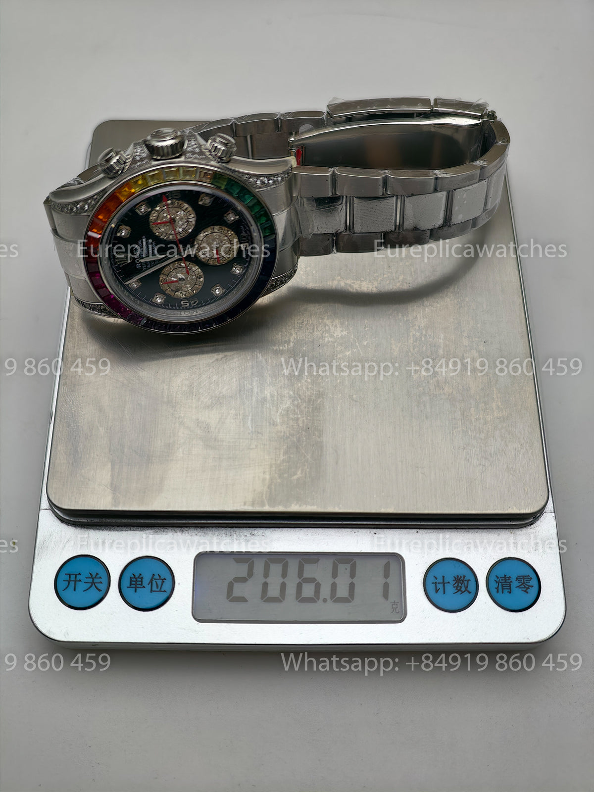 BDS Factory Rolex Cosmograph Daytona Rainbow 116599RBOW White Gold – Full-Weight Edition