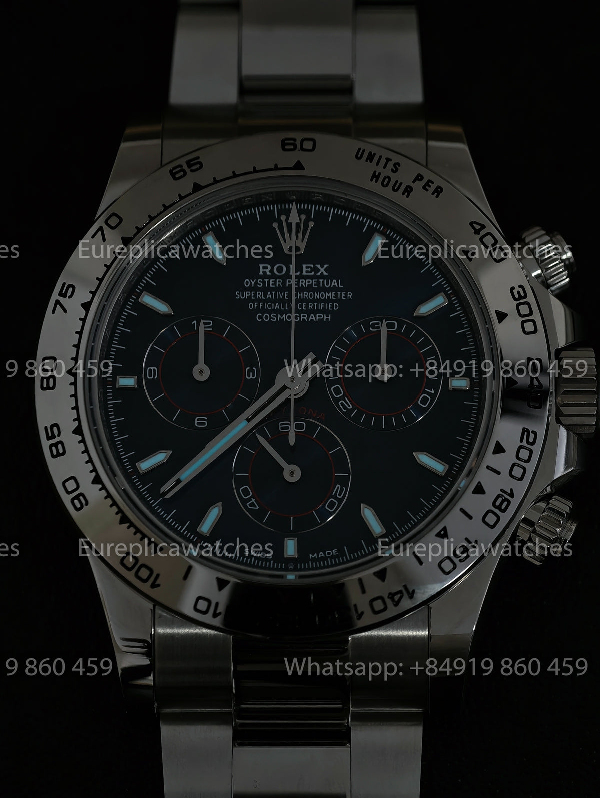 BDS Factory Rolex Cosmograph Daytona 40 126509-0005 Bright Blue Dial White Gold – Full-Weight Edition