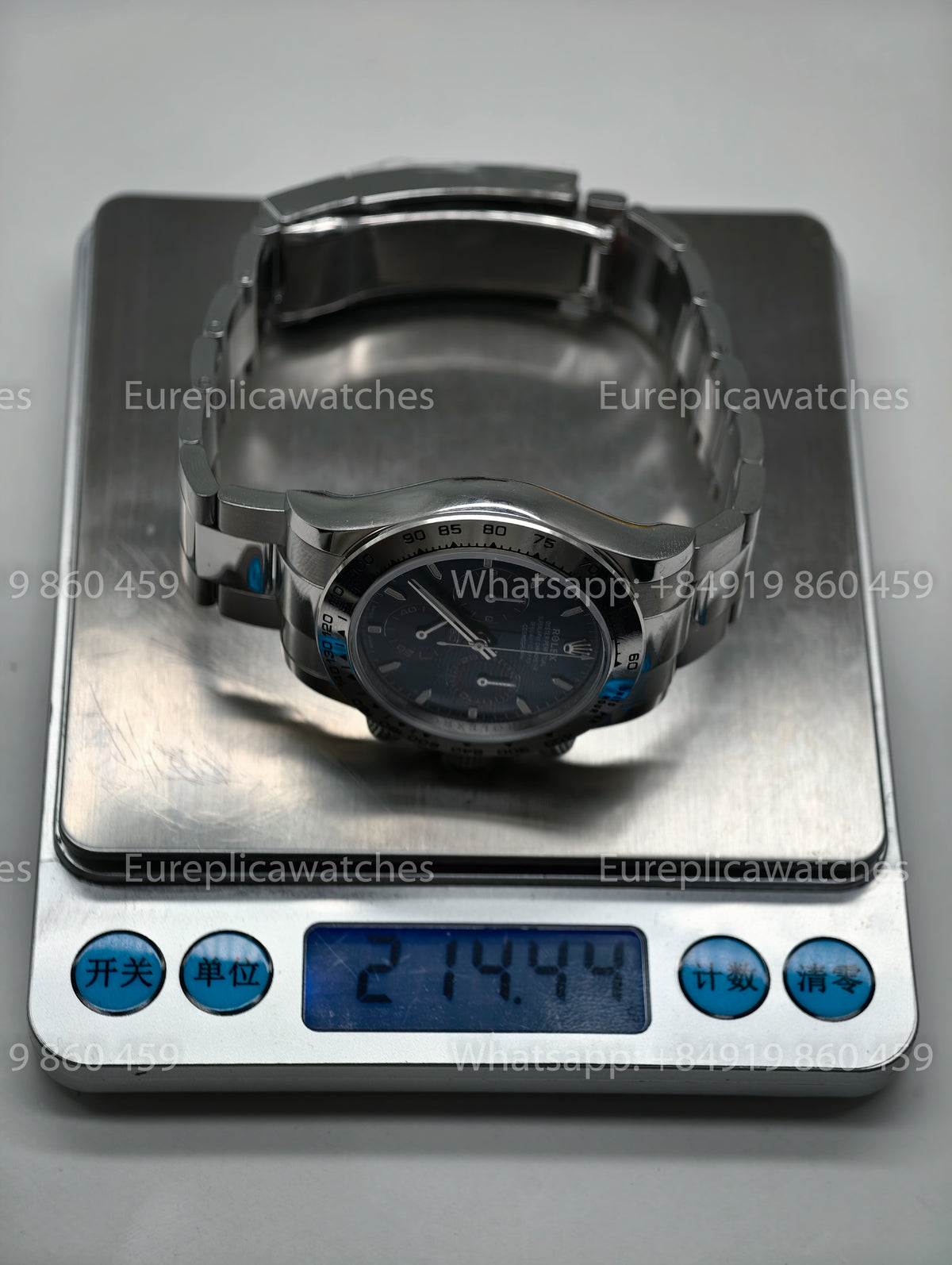 BDS Factory Rolex Cosmograph Daytona 40 126509-0005 Bright Blue Dial White Gold – Full-Weight Edition