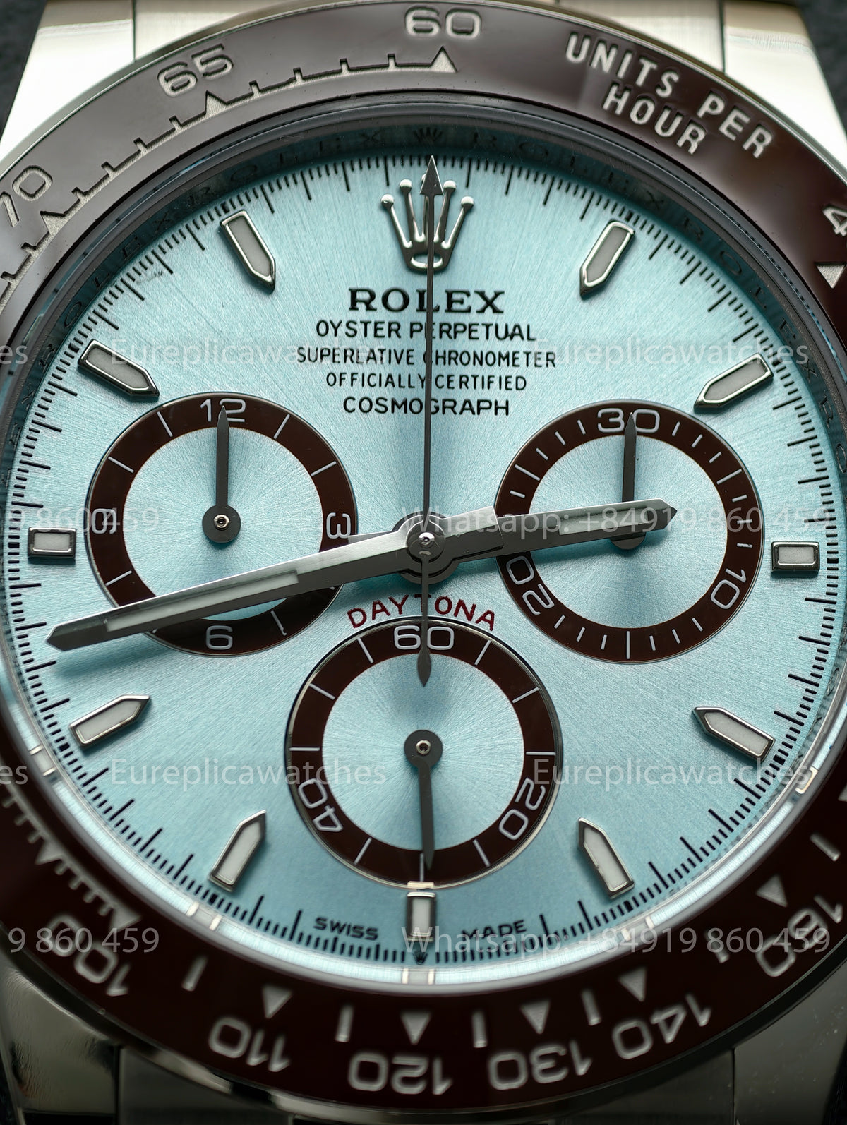 BDS Factory Rolex Cosmograph Daytona 116506 Platinum Ice Blue Dial – Full-Weight Edition