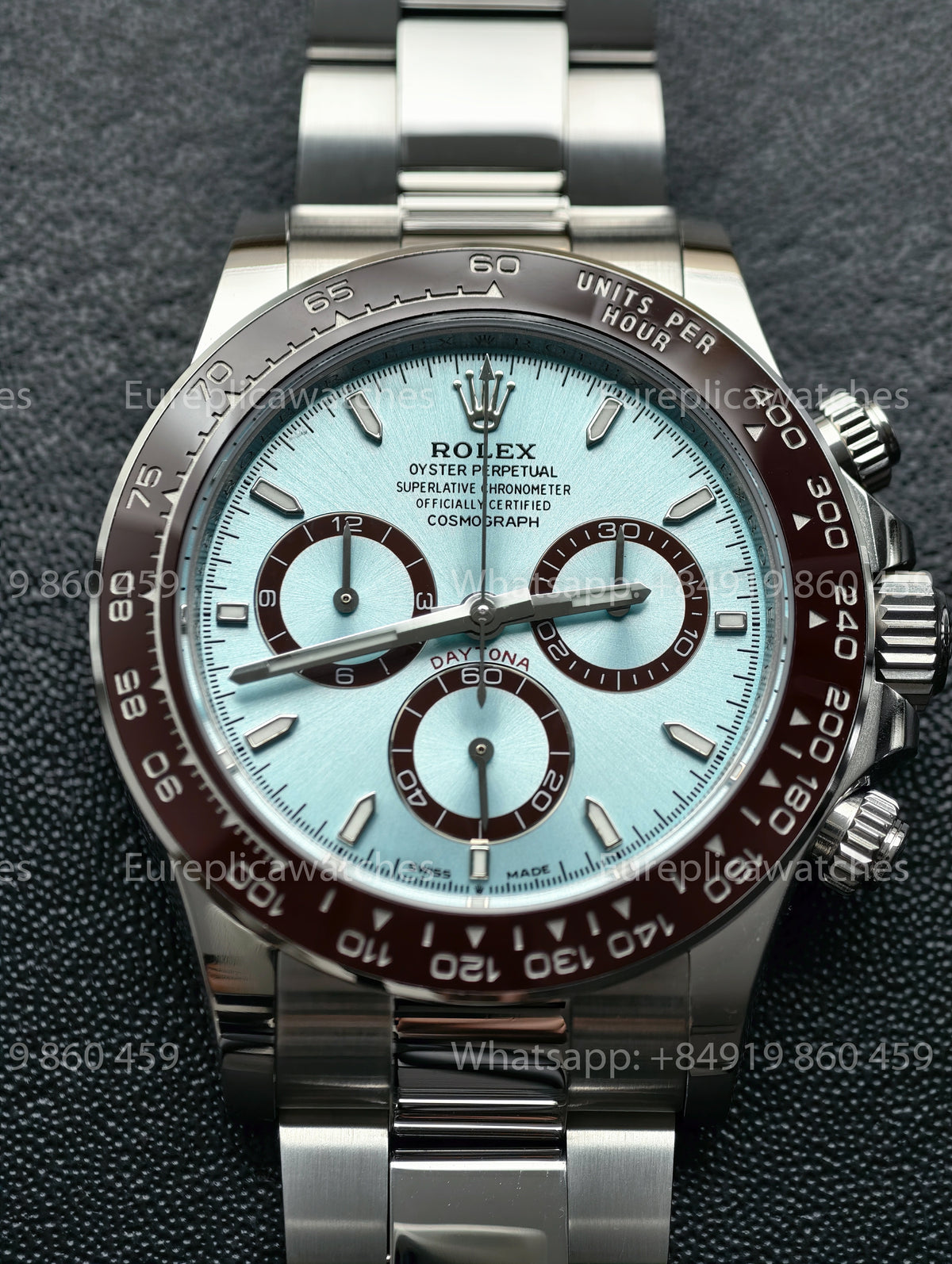 BDS Factory Rolex Cosmograph Daytona 116506 Platinum Ice Blue Dial – Full-Weight Edition