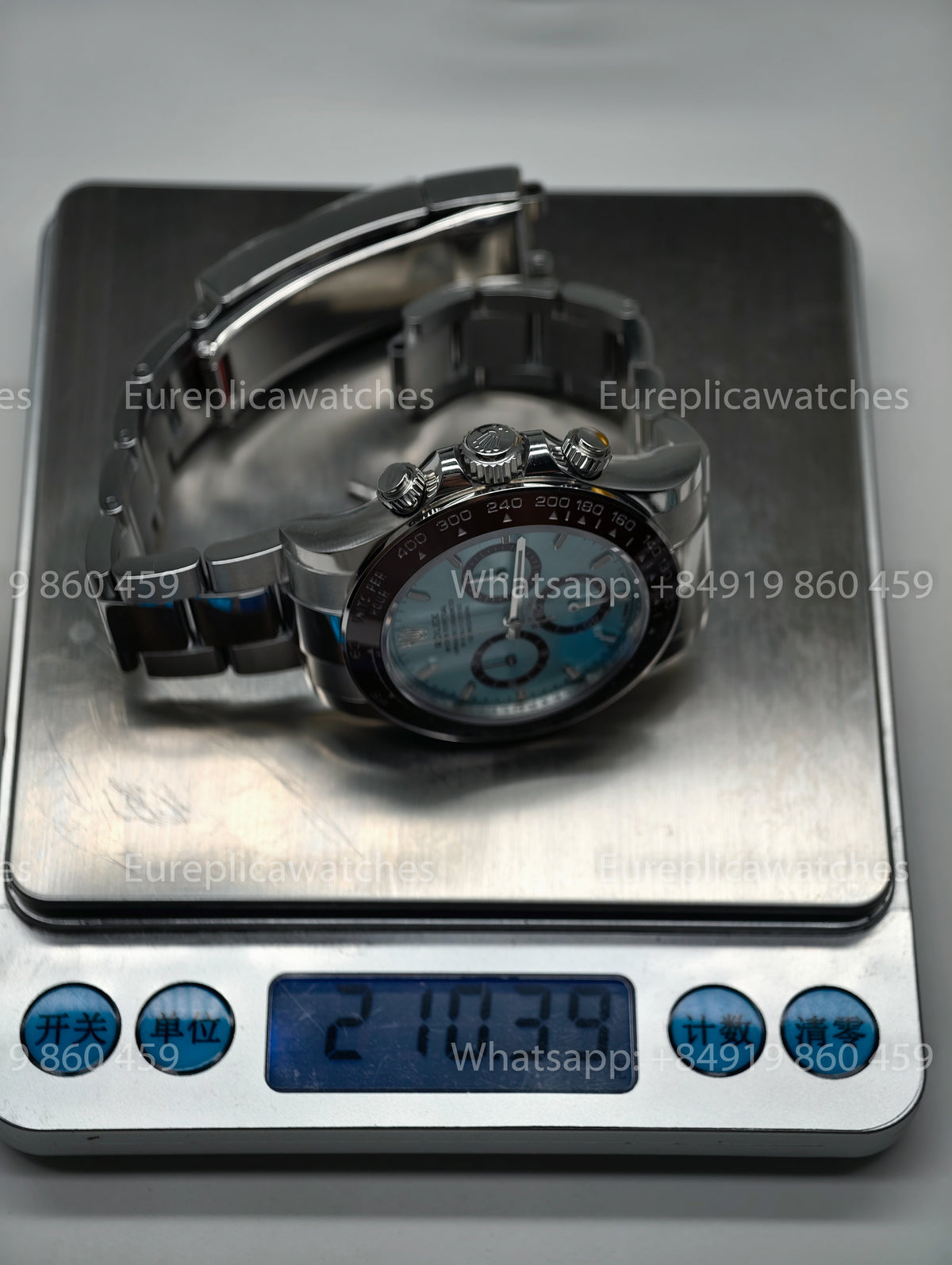 BDS Factory Rolex Cosmograph Daytona 116506 Platinum Ice Blue Dial – Full-Weight Edition