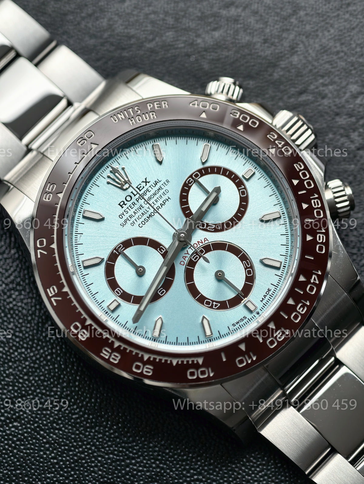 BDS Factory Rolex Cosmograph Daytona 116506 Platinum Ice Blue Dial – Full-Weight Edition