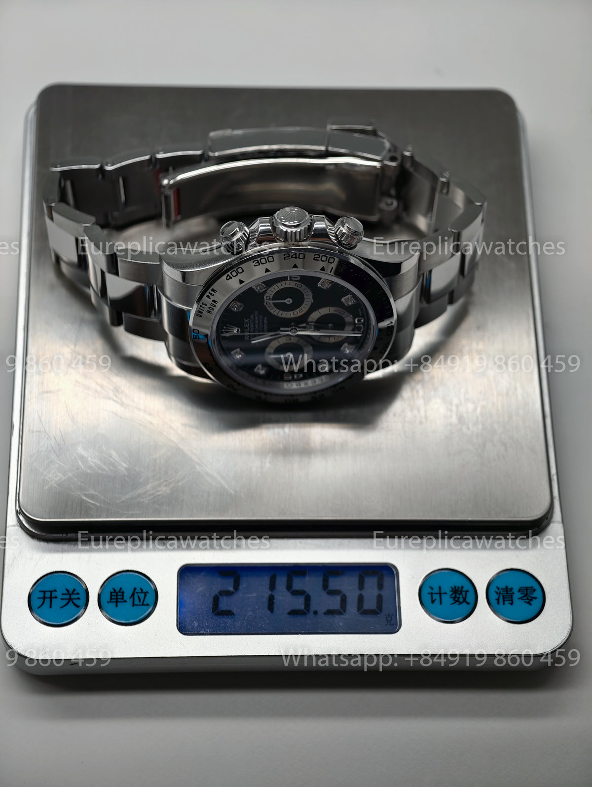 BDS Factory Rolex Cosmograph Daytona 116509 Black Diamond Dial White Gold – Full-Weight Edition