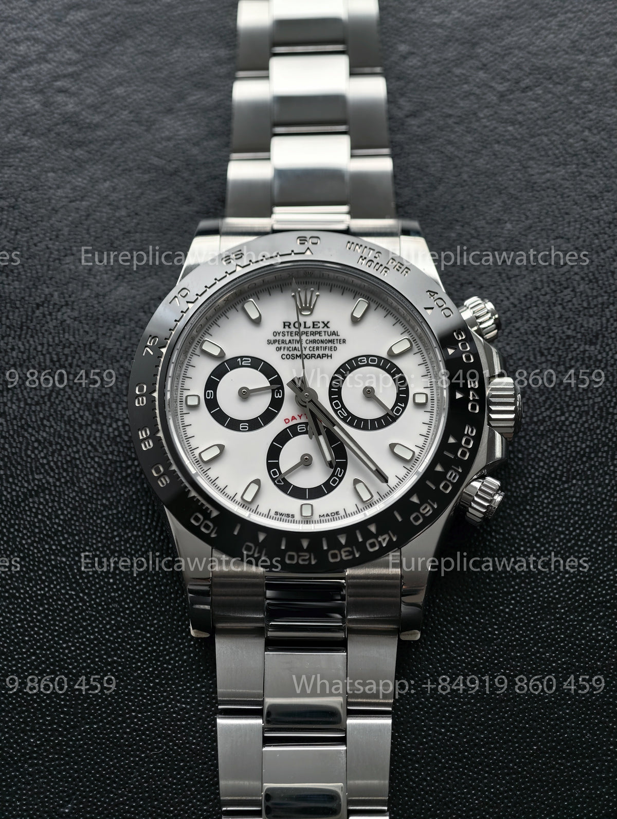 BDS Factory Rolex Cosmograph Daytona 116500LN-0001 "Panda" White Dial – Premium 904L Stainless Steel Edition |