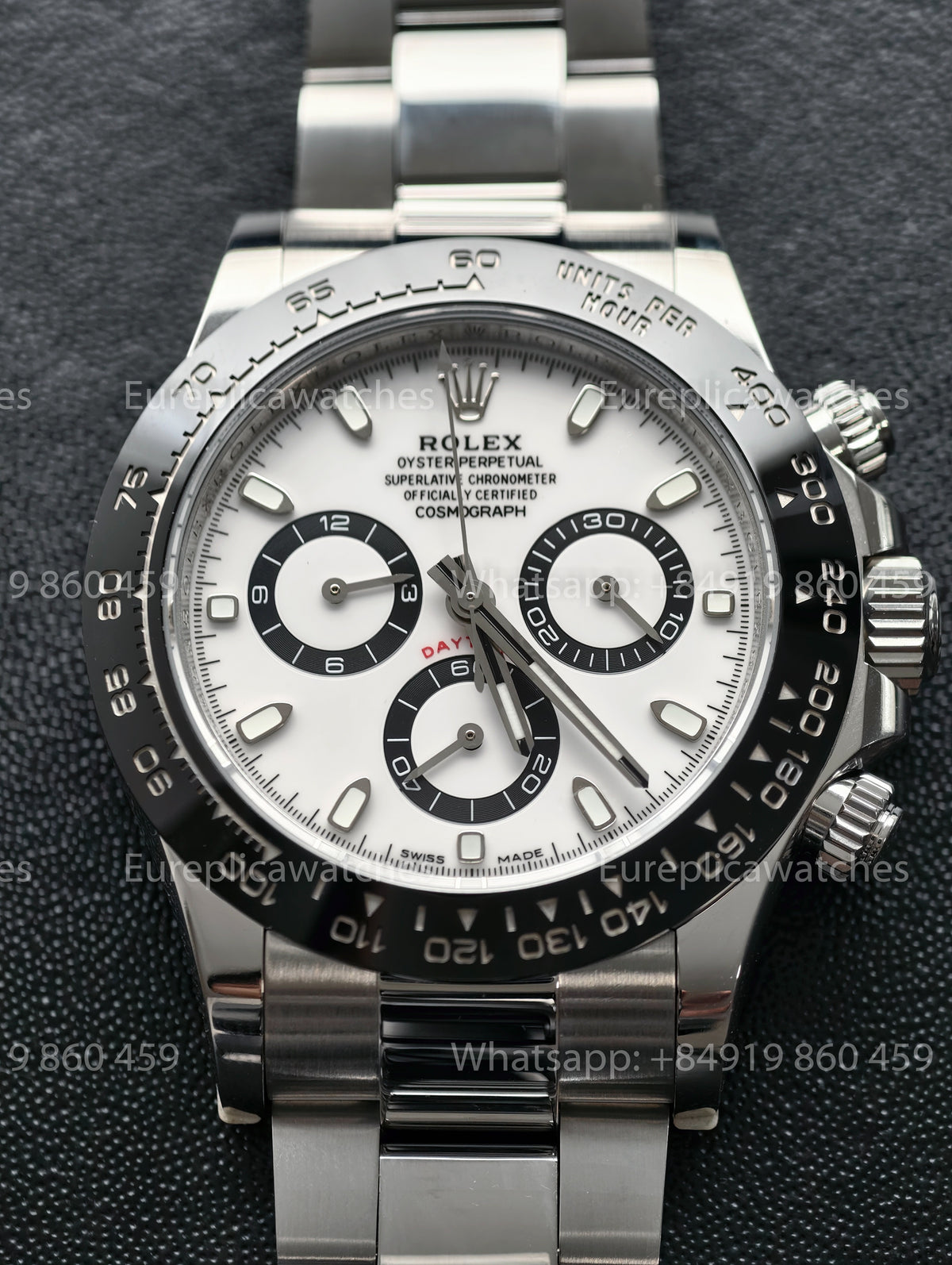 BDS Factory Rolex Cosmograph Daytona 116500LN-0001 "Panda" White Dial – Premium 904L Stainless Steel Edition |