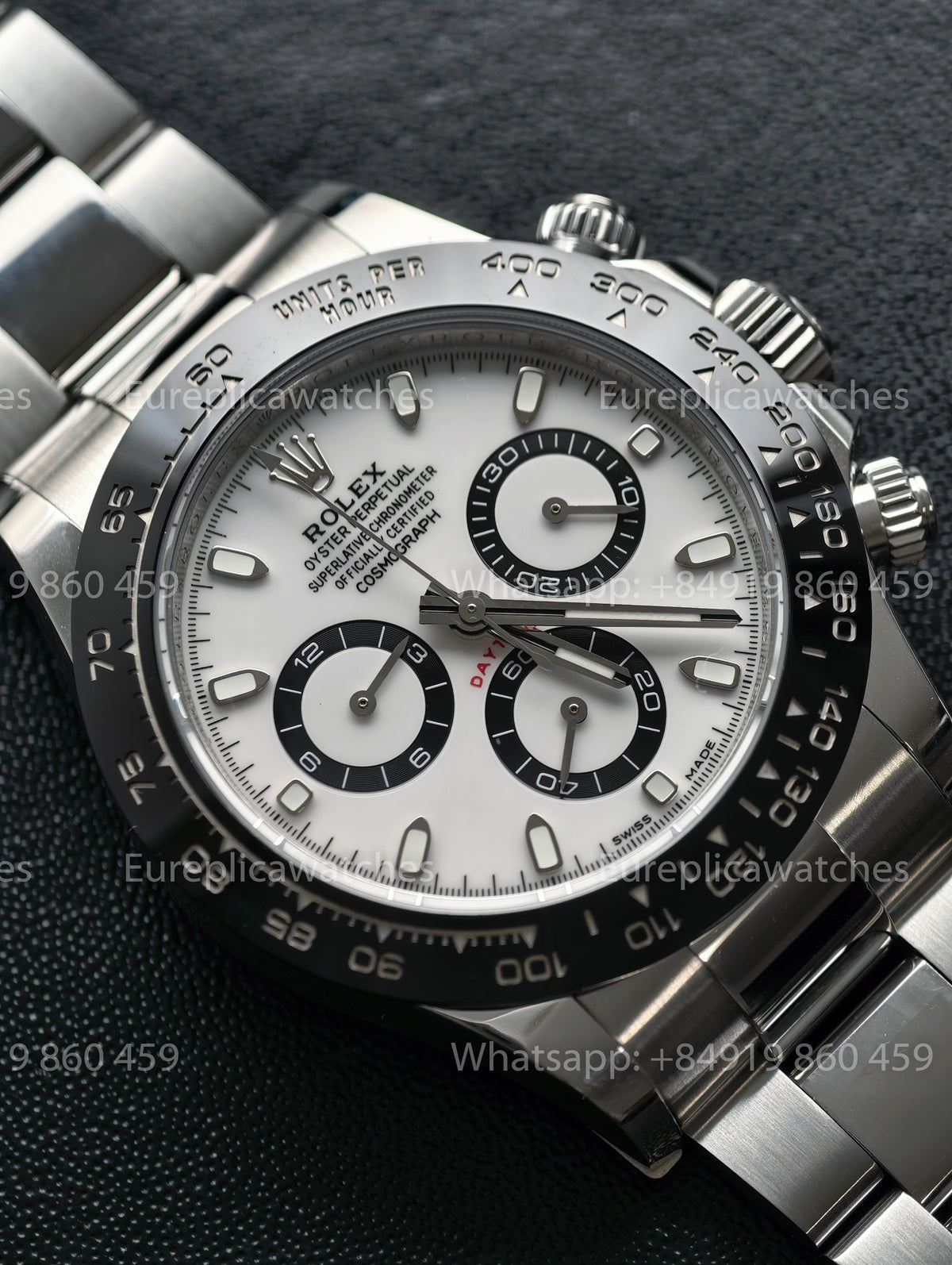 BDS Factory Rolex Cosmograph Daytona 116500LN-0001 "Panda" White Dial – Premium 904L Stainless Steel Edition |