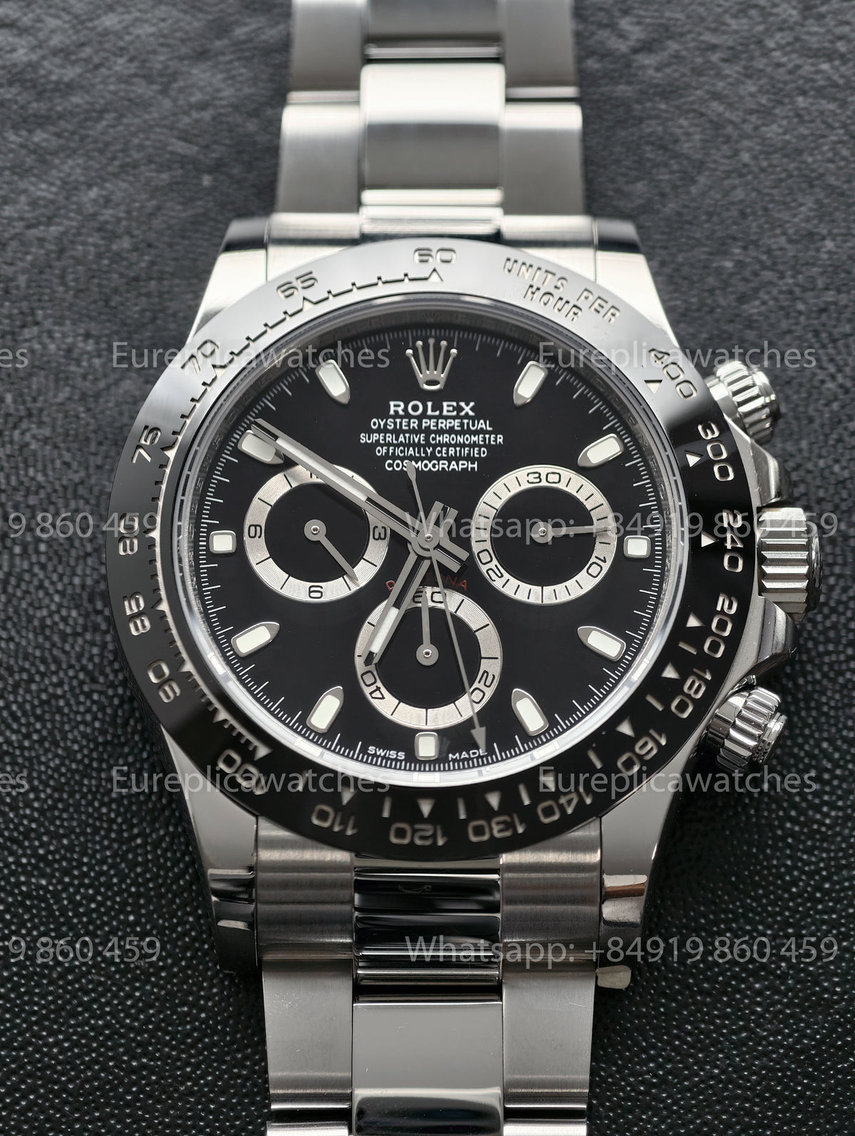BDS Factory Rolex Cosmograph Daytona 40 M116500LNBK Black Panda Dial – Premium 904L Stainless Steel Edition