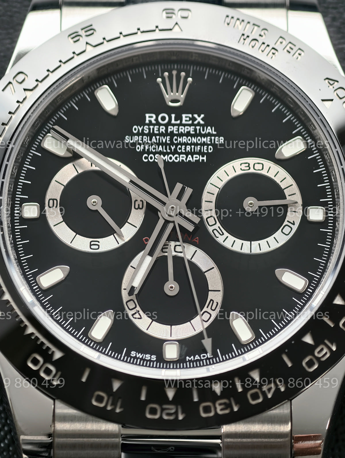 BDS Factory Rolex Cosmograph Daytona 40 M116500LNBK Black Panda Dial – Premium 904L Stainless Steel Edition