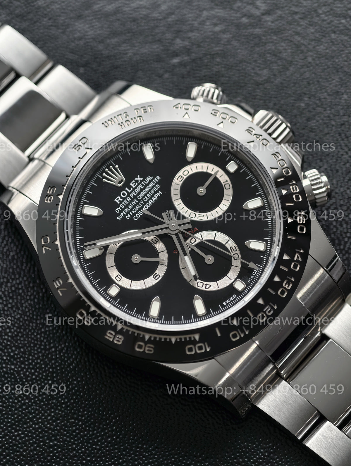 BDS Factory Rolex Cosmograph Daytona 40 M116500LNBK Black Panda Dial – Premium 904L Stainless Steel Edition