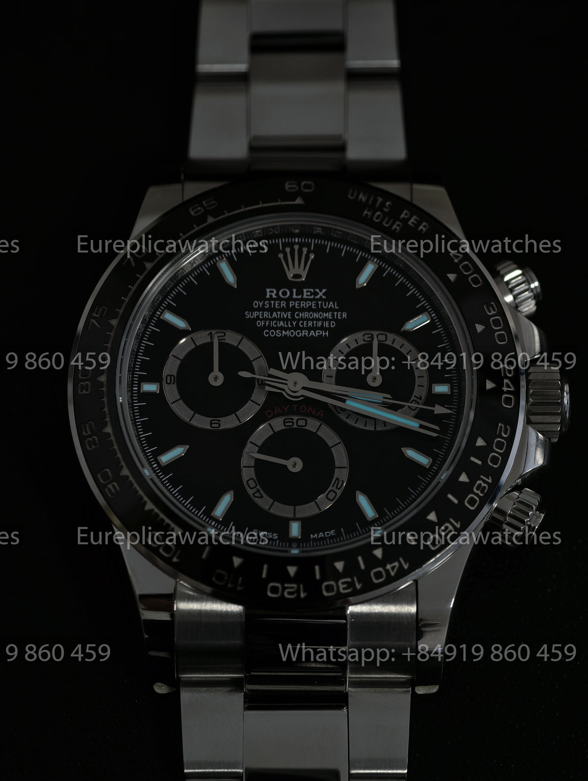 BDS Factory Rolex Cosmograph Daytona 126500LN-0002 Black Dial – Premium 904L Stainless Steel Edition