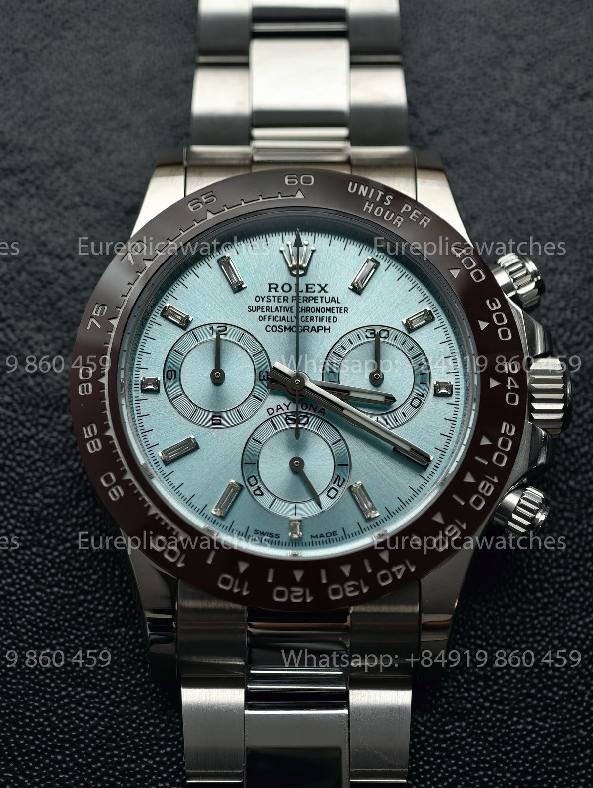 BDS Factory Rolex Cosmograph Daytona 40 116506-0002 Ice Blue Dial – Full-Weight Platinum Edition
