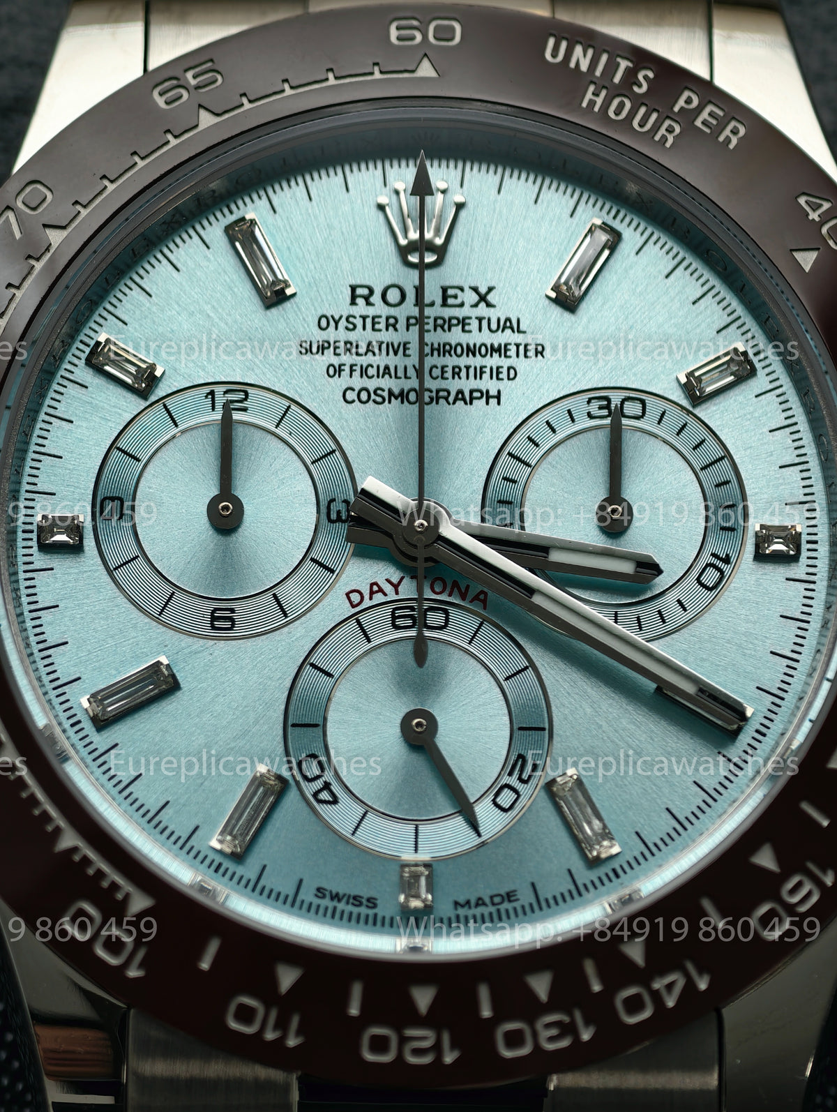 BDS Factory Rolex Cosmograph Daytona 40 116506-0002 Ice Blue Dial – Full-Weight Platinum Edition