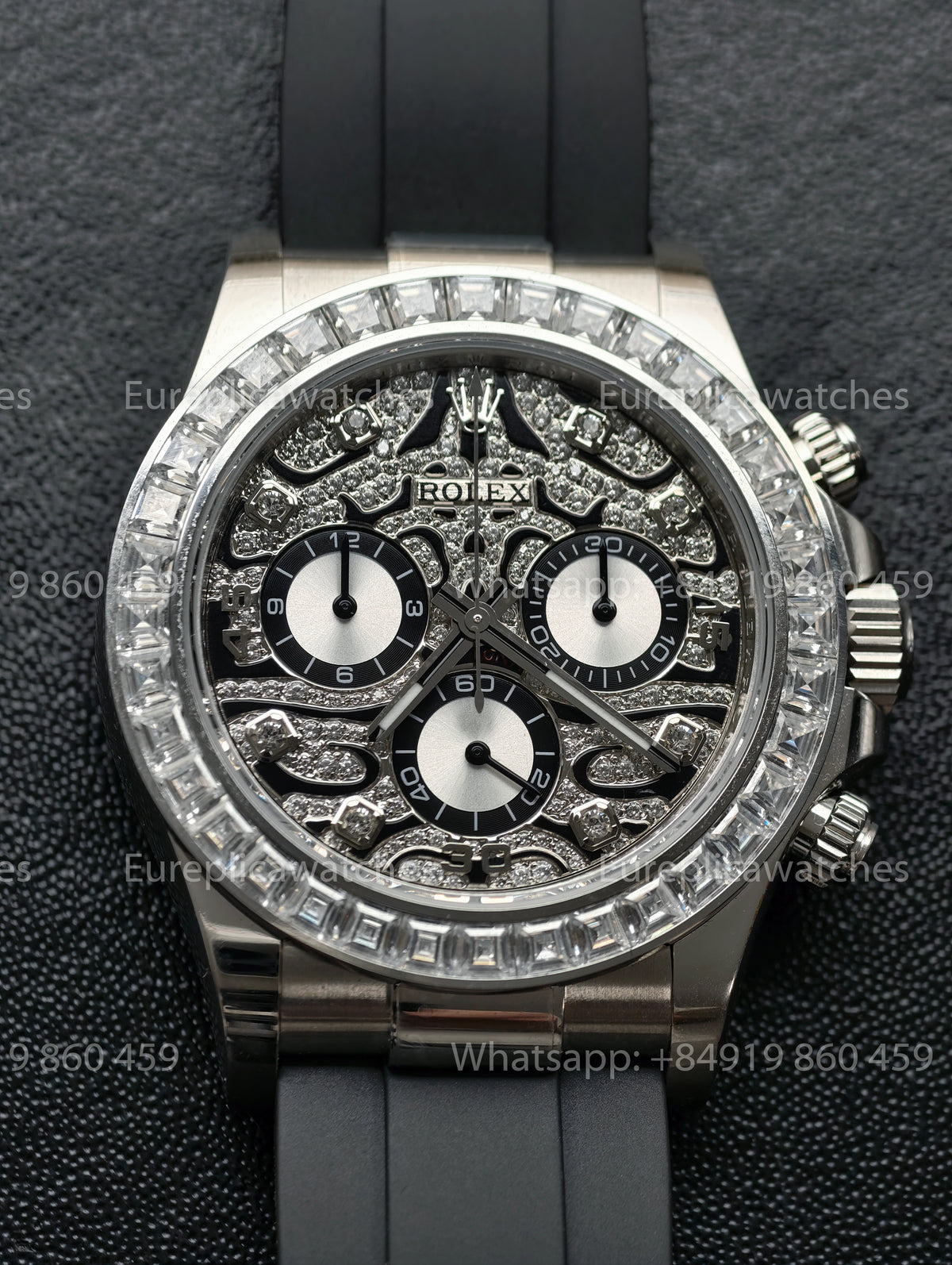 BDS Factory Rolex Cosmograph Daytona "Eye of the Tiger" 116589TBR White Gold – Full-Weight Edition