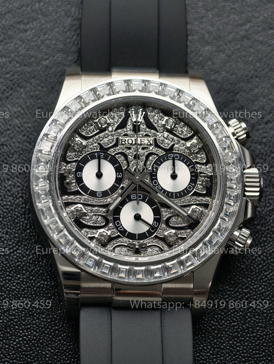 BDS Factory Rolex Cosmograph Daytona "Eye of the Tiger" 116589TBR White Gold – Full-Weight Edition