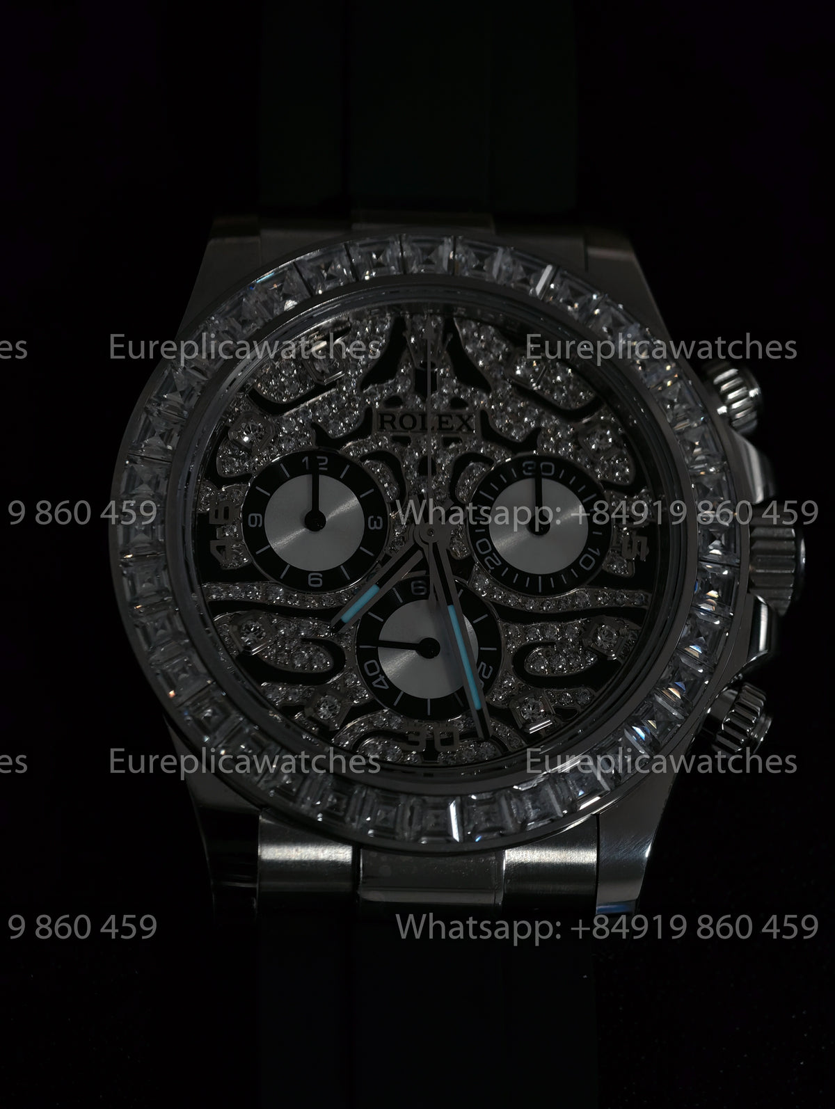 BDS Factory Rolex Cosmograph Daytona "Eye of the Tiger" 116589TBR White Gold – Full-Weight Edition
