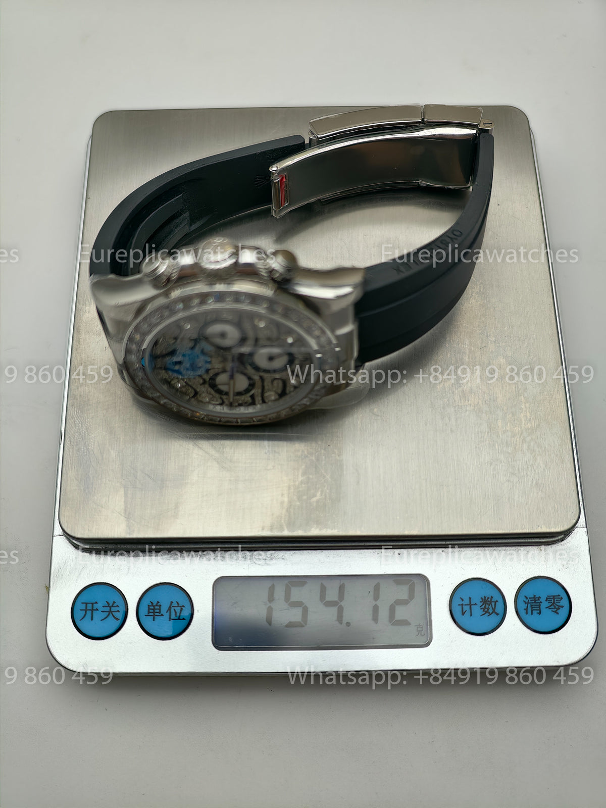 BDS Factory Rolex Cosmograph Daytona "Eye of the Tiger" 116589TBR White Gold – Full-Weight Edition