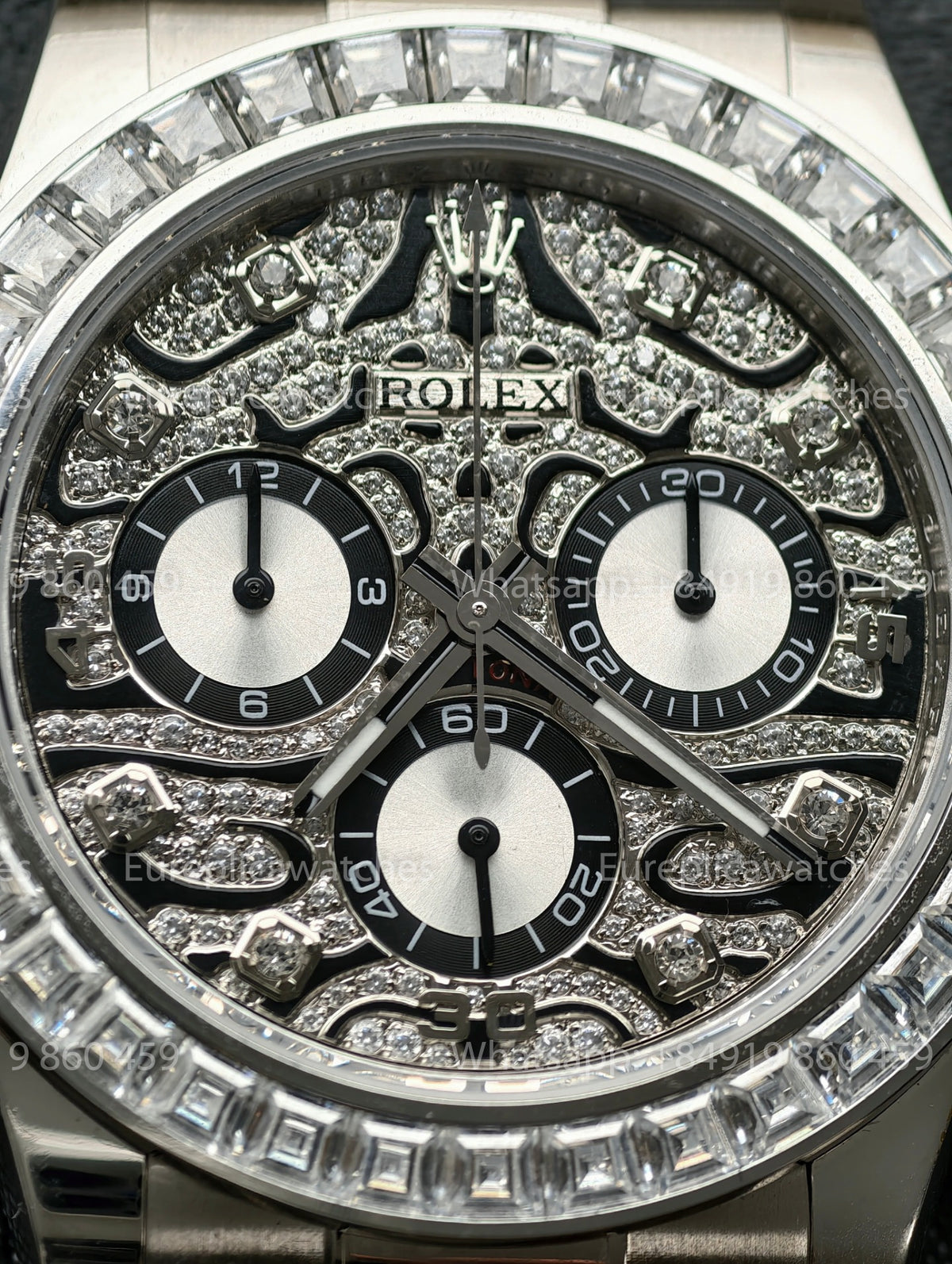 BDS Factory Rolex Cosmograph Daytona "Eye of the Tiger" 116589TBR White Gold – Full-Weight Edition