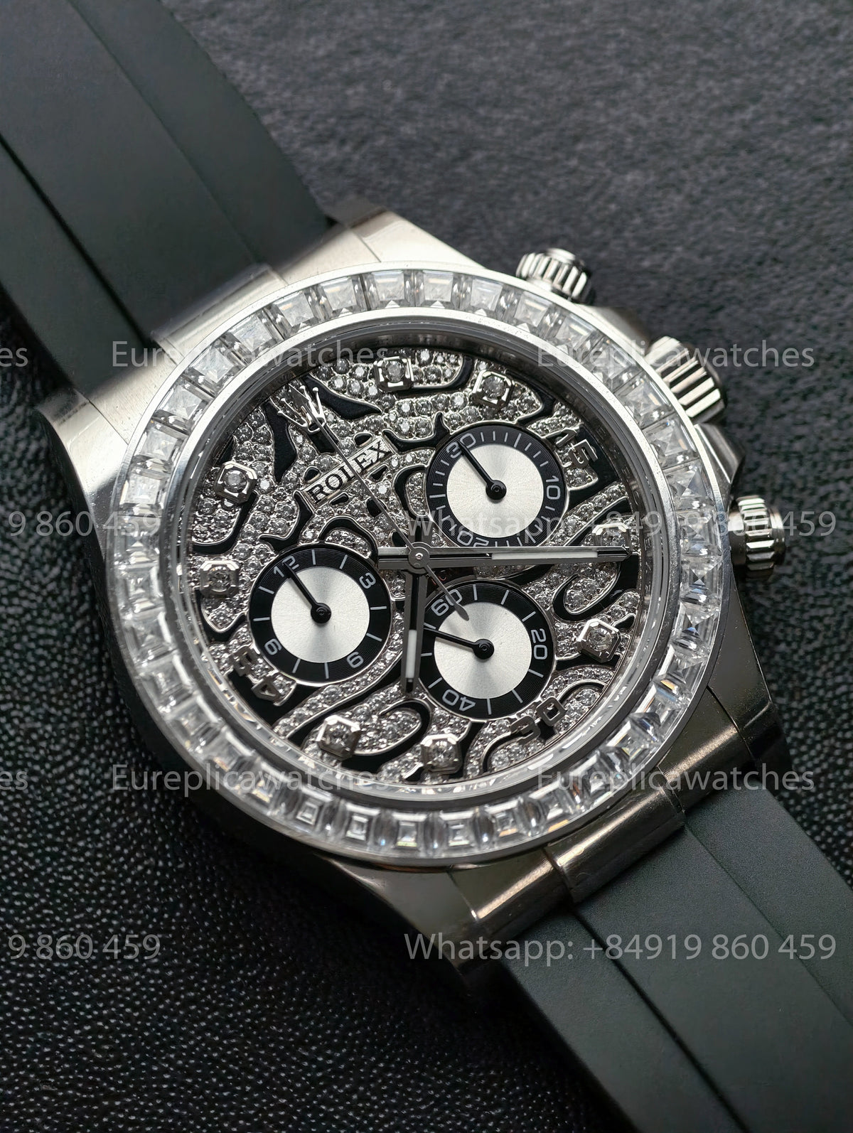 BDS Factory Rolex Cosmograph Daytona "Eye of the Tiger" 116589TBR White Gold – Full-Weight Edition