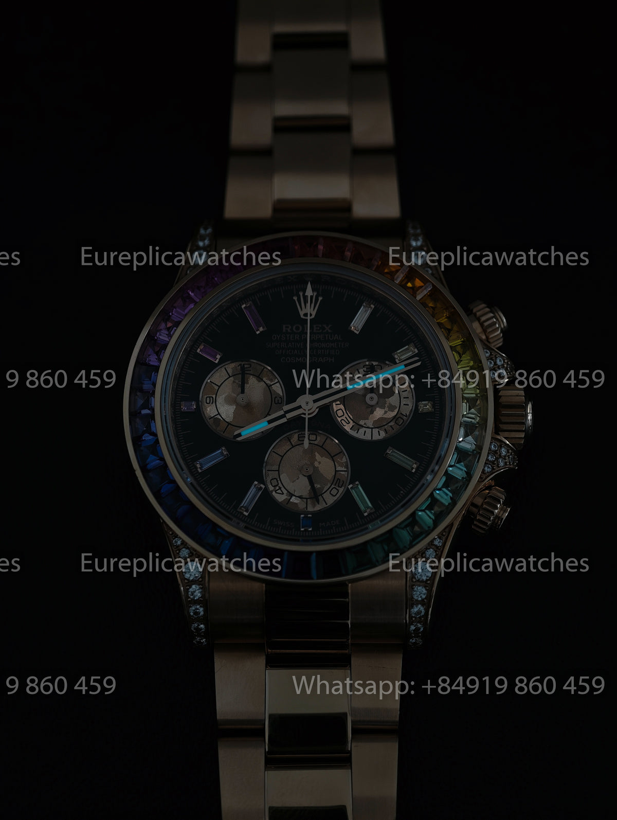 BDS Factory Rolex Cosmograph Daytona Rainbow 116595RBOW Rose Gold – Full-Weight Edition