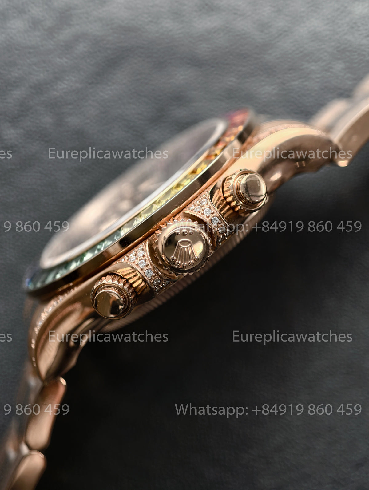 BDS Factory Rolex Cosmograph Daytona Rainbow 116595RBOW Rose Gold – Full-Weight Edition