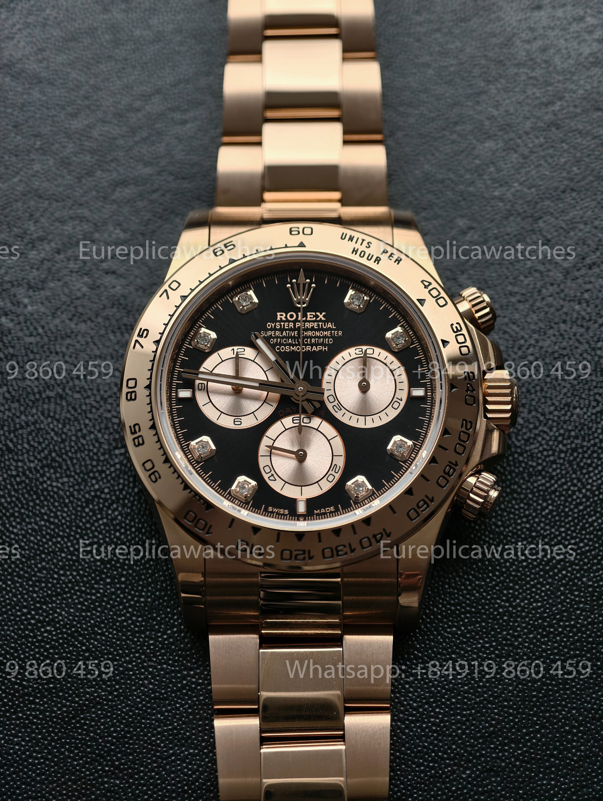 BDS Factory Rolex Cosmograph Daytona 126505-0002 Black Dial – Full-Weight Everose Gold Edition