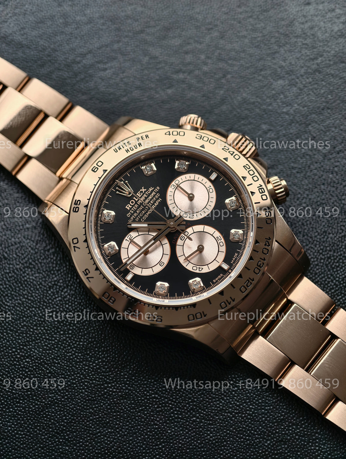 BDS Factory Rolex Cosmograph Daytona 126505-0002 Black Dial – Full-Weight Everose Gold Edition