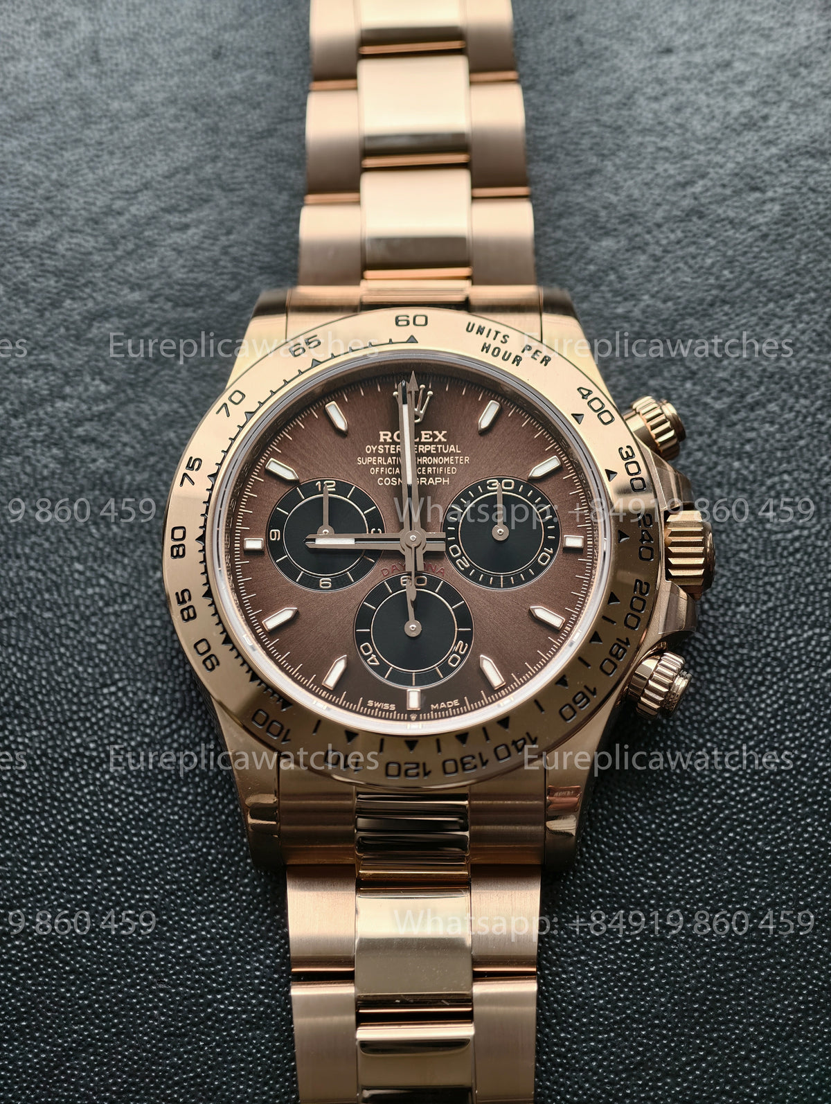 BDS Factory Rolex Cosmograph Daytona 126505 Chocolate Dial – Full-Weight Everose Gold Edition
