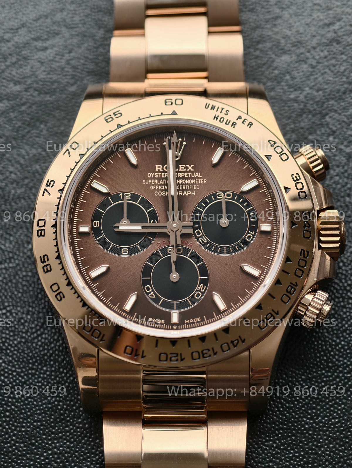 BDS Factory Rolex Cosmograph Daytona 126505 Chocolate Dial – Full-Weight Everose Gold Edition