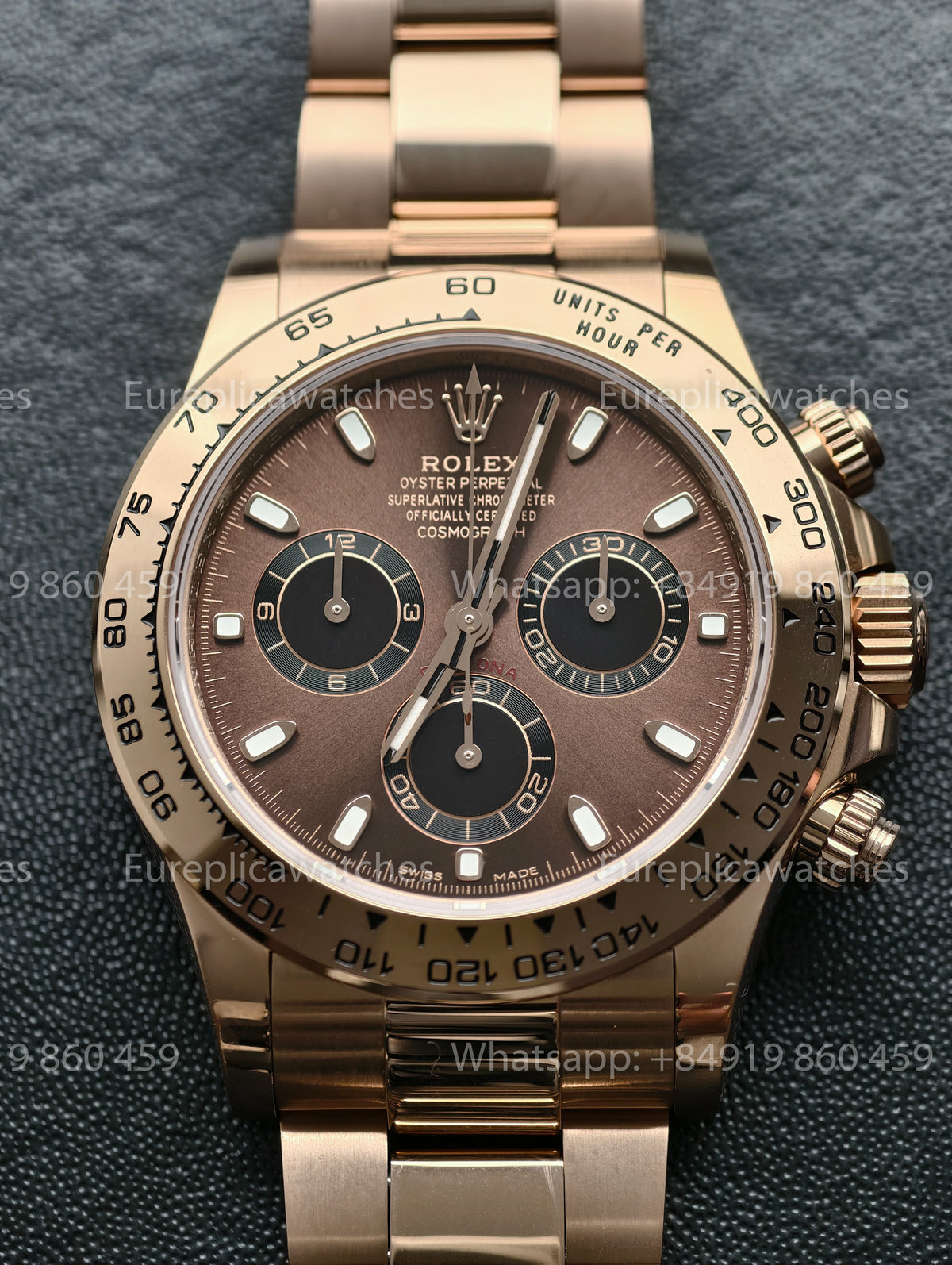 BDS Factory Rolex Cosmograph Daytona 40 116505-0001 Rose Gold Chocolate Dial – Full-Weight Edition