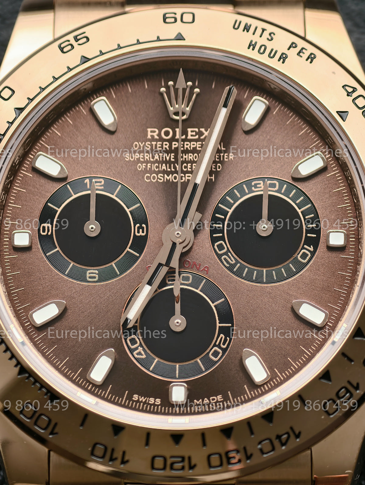 BDS Factory Rolex Cosmograph Daytona 40 116505-0001 Rose Gold Chocolate Dial – Full-Weight Edition