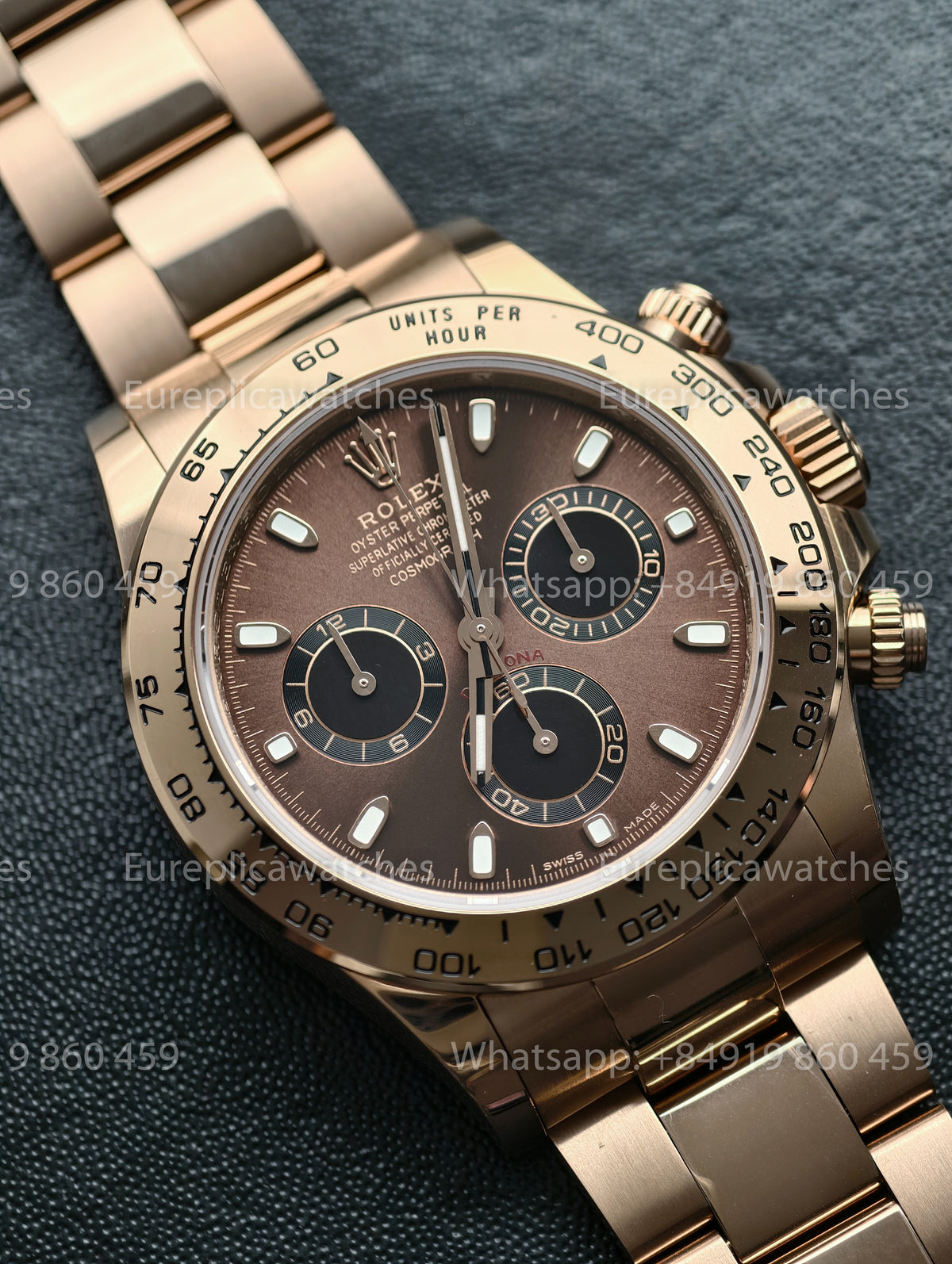 BDS Factory Rolex Cosmograph Daytona 40 116505-0001 Rose Gold Chocolate Dial – Full-Weight Edition